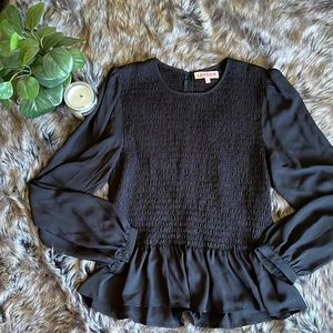 Leyden Black Blouse
